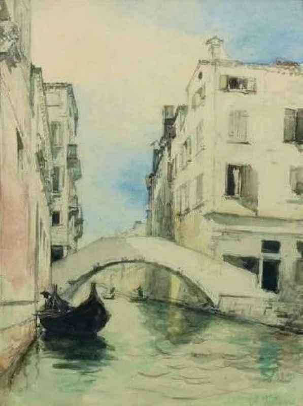 Veduta di un canale a Venezia